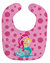 Beach Mermaid Pink Hair Pamela Baby Bib