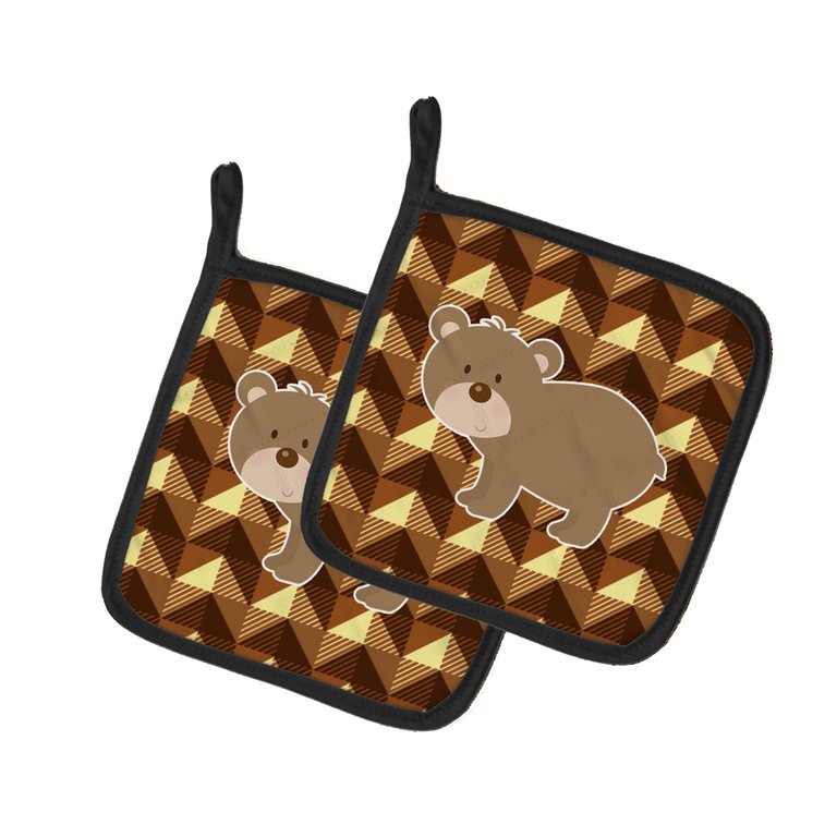 Bear Pair of Pot Holders