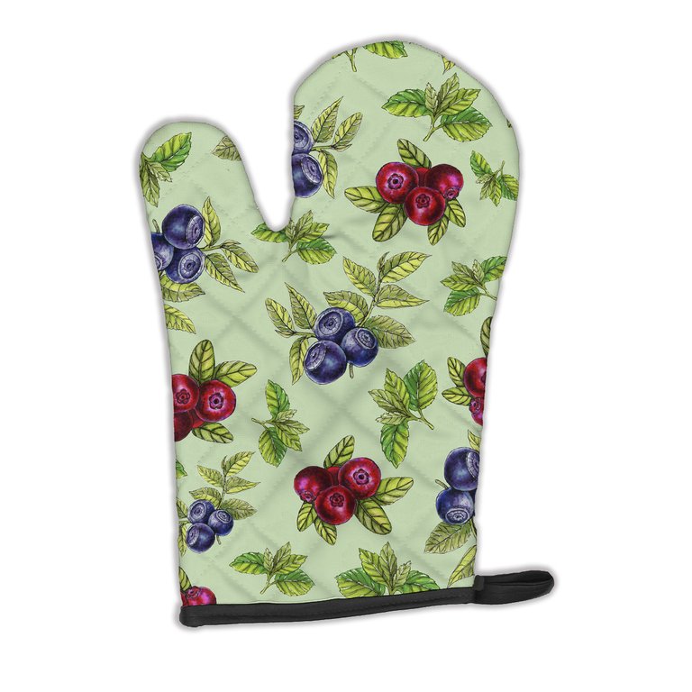 Berries in Green Oven Mitt