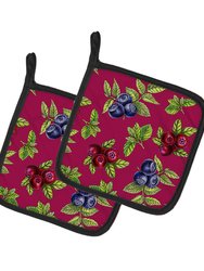 Berries Pair of Pot Holders