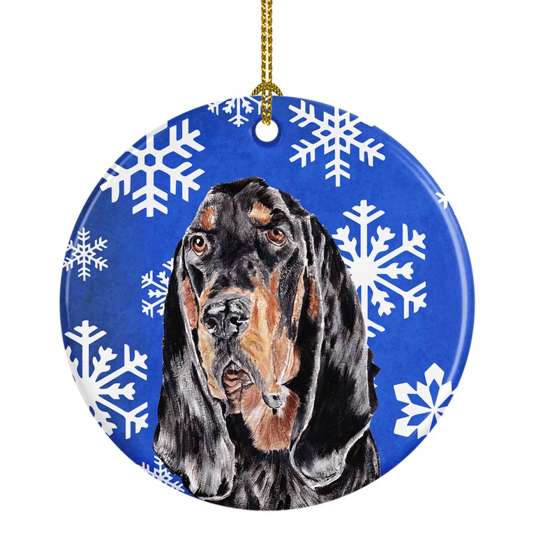 Black and Tan Coonhound Dish Towel