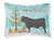 Black Angus Cow Christmas Fabric Standard Pillowcase