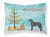 Black Goldador Christmas Tree Fabric Standard Pillowcase