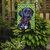 Black Great Dane Puppy St. Patrick's Day Shamrock Garden Flag 2-Sided 2-Ply