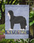 Black Sheepadoodle Welcome Garden Flag 2-Sided 2-Ply