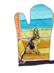 Bloodhound Couch Sitting  Oven Mitt