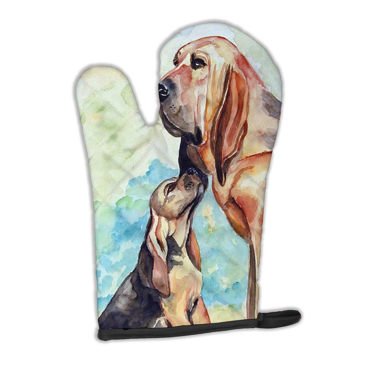 Bloodhound Momma's Love Oven Mitt