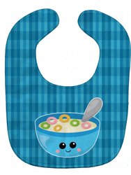 Blue bowl of Cereal Baby Bib