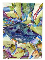 Blue Crab All Over Garden Flag 2-Sided 2-Ply