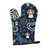 Blue Flowers Beagle Oven Mitt