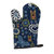 Blue Flowers German Shepherd Oven Mitt