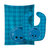 Blueberry Face Baby Bib & Burp Cloth