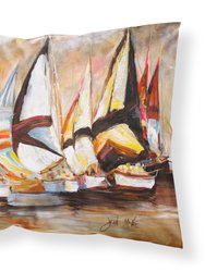 Boat Binge Sailboats Fabric Standard Pillowcase