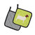 Boer Goat Green Pair of Pot Holders