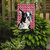 Boston Terrier Hearts Love Valentine's Day Garden Flag 2-Sided 2-Ply