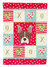 Boston Terrier Love Garden Flag 2-Sided 2-Ply