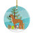 Boxer Merry Christmas Tree Ceramic Ornament