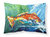 Break Through Red Fish Fabric Standard Pillowcase