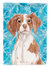 Brittany Spaniel Winter Garden Flag 2-Sided 2-Ply