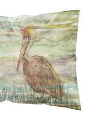 Brown Pelican Sunset Fabric Standard Pillowcase