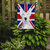 Bull Terrier With English Union Jack British Flag Garden Flag 2-Sided 2-Ply