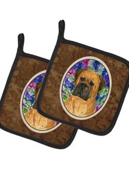 Bullmastiff Pair of Pot Holders