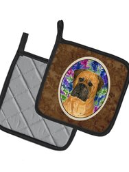 Bullmastiff Pair of Pot Holders