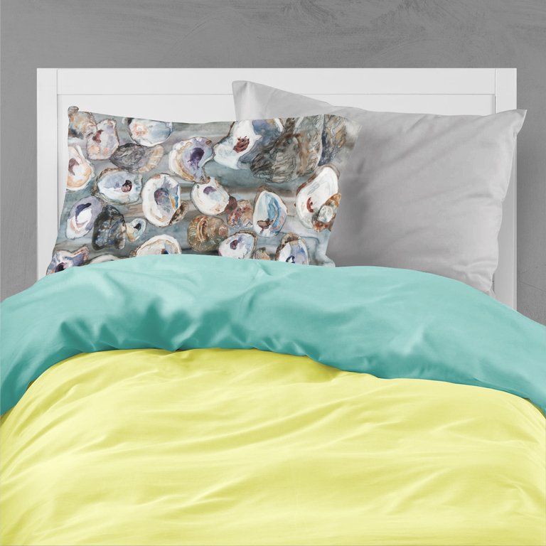 Bunch of Oysters Fabric Standard Pillowcase