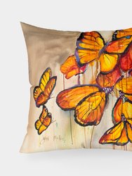 Butterflies Fabric Decorative Pillow