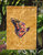 Butterfly On Gold Garden Flag 2-Sided 2-Ply