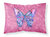 Butterfly on Pink Fabric Standard Pillowcase