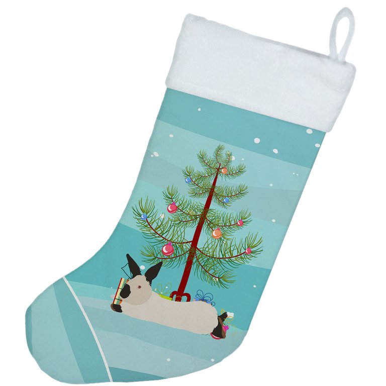 California White Rabbit Christmas Christmas Stocking