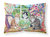 Cats Just Looking in the fish bowl Fabric Standard Pillowcase