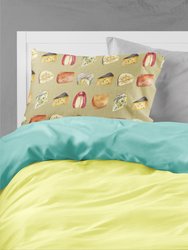 Cheeses Fabric Standard Pillowcase