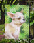 Chihuahua Leg Up St Patrick's Garden Flag 2-Sided 2-Ply