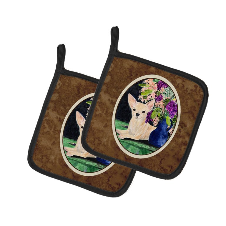 Chihuahua Pair of Pot Holders