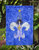 Christmas Angel Fleur De Lis  Garden Flag 2-Sided 2-Ply