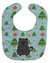 Christmas Chow Chow Black Baby Bib