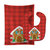 Christmas Gingerbread House Baby Bib & Burp Cloth