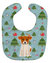 Christmas Jack Russell Terrier Baby Bib