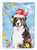 Christmas Lights Bernese Mountain Dog Garden Flag 2-Sided 2-Ply