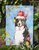 Christmas Lights Bernese Mountain Dog Garden Flag 2-Sided 2-Ply