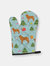 Christmas Oven Mitt With Dog Breed - Leonberger