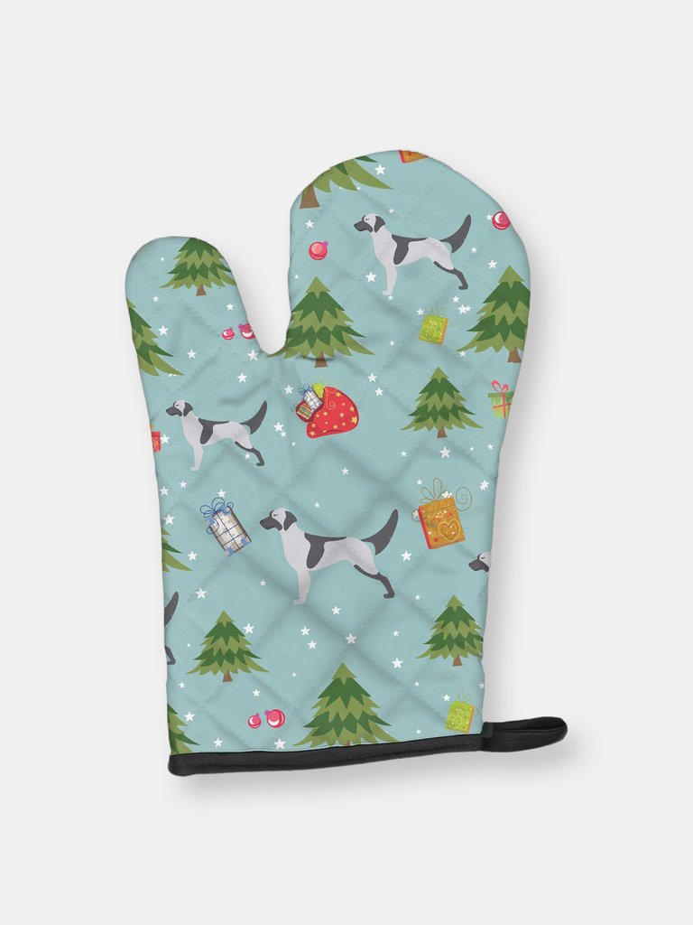 Christmas Oven Mitt With Dog Breed - English Setter