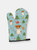 Christmas Oven Mitt With Dog Breed - Sitting Jack Russell Terrier