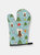 Christmas Oven Mitt With Dog Breed - Chinese Crested - Cream
