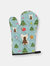 Christmas Oven Mitt With Dog Breed - Chinese Crested - Cream