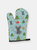 Christmas Oven Mitt With Dog Breed - Chinese Crested - Black