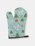 Christmas Oven Mitt With Dog Breed - Poodle - White