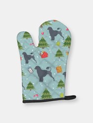 Christmas Oven Mitt With Dog Breed - Portuguese Water Dog